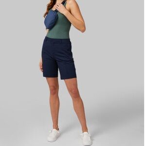 32 Degrees Blue Bermuda Shorts Soft Fabric Relaxed Fit (C)